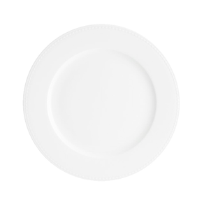 plato blanco elegante